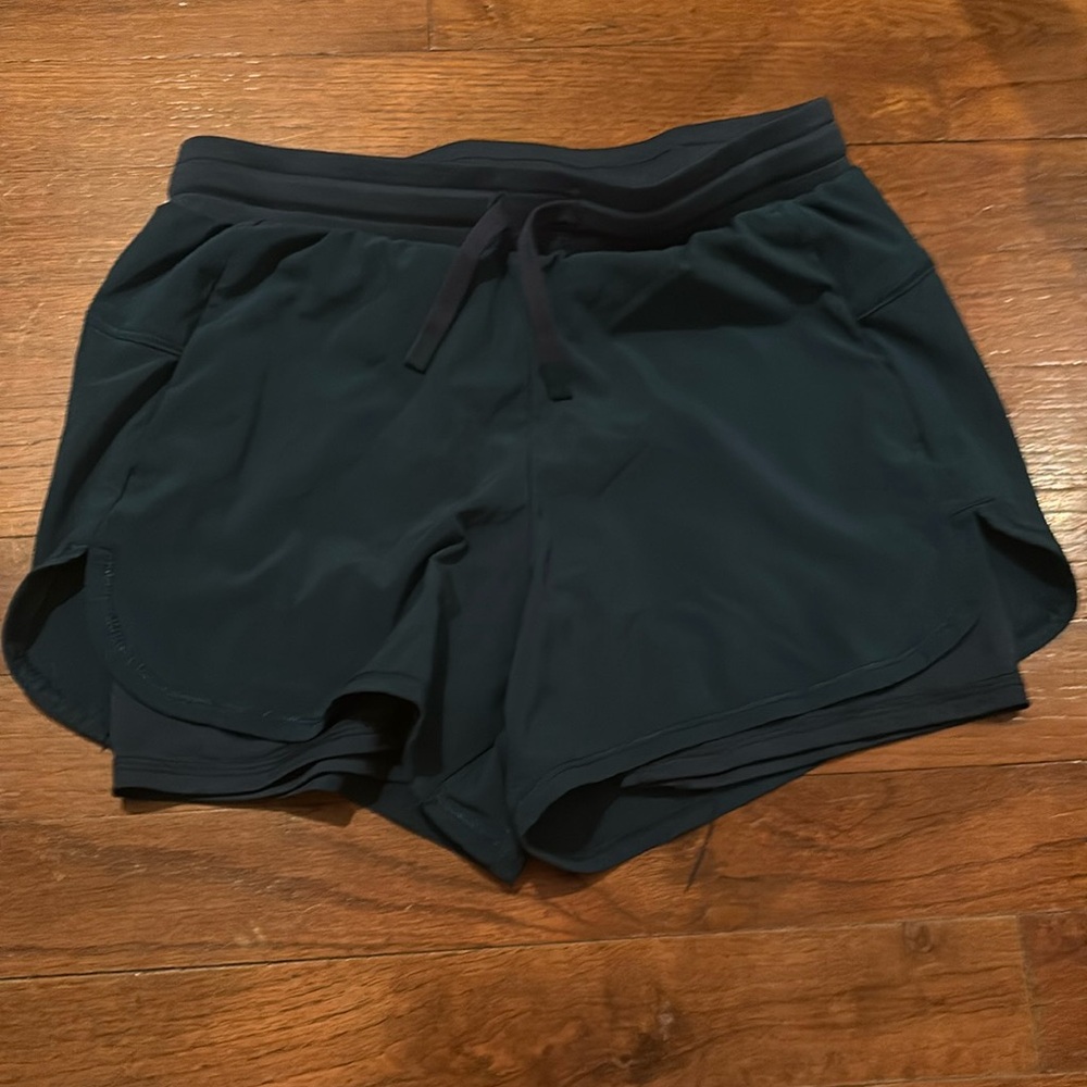 Teal, all in motion shorts